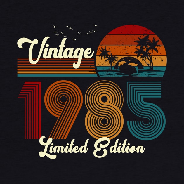 Vintage 1985 Shirt Limited Edition 35th Birthday Gift by Damsin